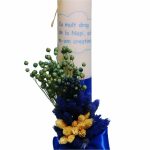 Set Lumanare si Trusou Botez Inger, 7 Piese, Bleumarin, TRS032 - imagine 3