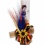 Set Lumanare si Trusou Botez Traditional, Baiat, Complet, 8 Piese, Tricolor, TRS034 - imagine 3