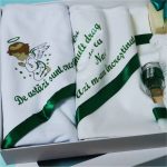 Set Lumanare si Trusou Botez Inger, 7 Piese, Verde, TRS028 - imagine 2