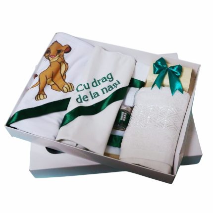 Trusou Botez Lion King, 7 Piese, Verde, TRS012