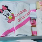 Set Lumanare si Trusou Botez Minnie Mouse, 7 Piese, Roz, TRS021 - imagine 2