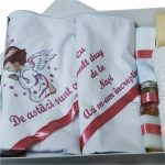 Set Lumanare si Trusou Botez Inger, 7 Piese, Roz, TRS029 - imagine 2