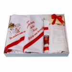 Trusou Botez Ingers, 7 Piese, Rosu, TRS016 - imagine 3