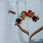 Set Lumanare si Trusou Botez Traditional, Fata, Complet, 8 Piese, Tricolor, TRS033 - imagine 2