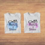 Set Tricouri Cupluri Alb Tuv009 2