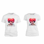 Tricouri Cuplu Alb Tuv004