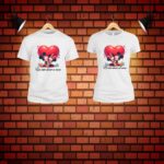 Tricouri Cuplu Alb Tuv004 3