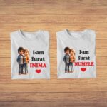 Tricouri Mesaj Romantic Alb Tuv006 2