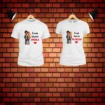 Tricouri Mesaj Romantic Alb Tuv006 3