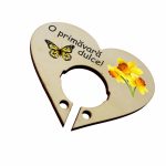 Baza martisor inima, Baza acadea,10x8 cm, BBUV004 - imagine 4