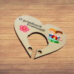 Baza martisor inima, Baza acadea, 10x8 cm, BBUV009 - imagine 5