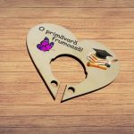 Baza martisor inima, Baza acadea,10x8 cm, BBUV011 - imagine 5