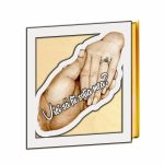 Cutii Aranjamente Licheni, Lemn, Alb, Cerere sotie, BL027 - imagine 5