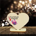 Baza martisor inima, 1 Martie, 10x8 cm, BMUV005 - imagine 4