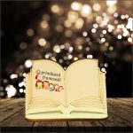 Baza martisor carte, O primavara frumoasă, 10x7 cm, BMUV007 - imagine 4