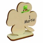 Baza martisor trifoi, O primavara frumoasa, 8×8 cm, BMUV013 - imagine 2