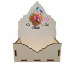 Cutie Aranjamente Florale, Lemn, La multi ani, CAUV018