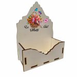 Cutie Aranjamente Florale, Lemn, La multi ani, CAUV018 - imagine 3