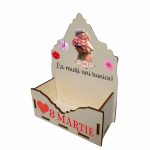 Cutie Aranjamente Florale, Lemn, 8 Martie, La multi ani bunica, CAUV028 - imagine 2