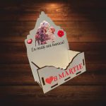 Cutie Aranjamente Florale, Lemn, 8 Martie, La multi ani bunica, CAUV029 - imagine 5