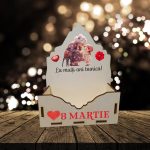 Cutie Aranjamente Florale, Lemn, 8 Martie, La multi ani bunica, CAUV029 - imagine 4