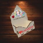 Cutie Flori Nana, Lemn, 8 Martie, La multi ani nana botez, CAUV031 - imagine 5