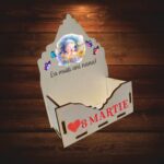 Cutie Flori Nana, Lemn, 8 Martie, La multi ani nana botez, CAUV032 - imagine 5