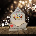 Cutie Flori Profesoara, Educatoare, Lemn, CAUV033 - imagine 4