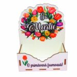 Cutie Aranjamente Florale, Lemn, 8 Martie, CAUV037 - imagine 4