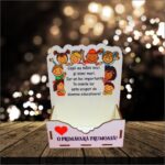 Cutie Flori Profesoara, Educatoare, Lemn, CAUV039 - imagine 5