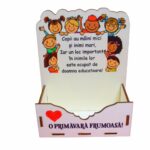 Cutie Flori Profesoara, Educatoare, Lemn, CAUV039 - imagine 4