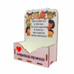 Cutie Flori Profesoara, Educatoare, Lemn, CAUV039 - imagine 2