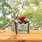 Martisor in Cutie, Trandafir de Sapun, 10x10x5 cm, Rosu, CMUV010 - imagine 5