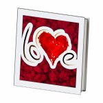 Cutie Aranjament Licheni Stabilizati, Love, Rosu, DL103 - imagine 3