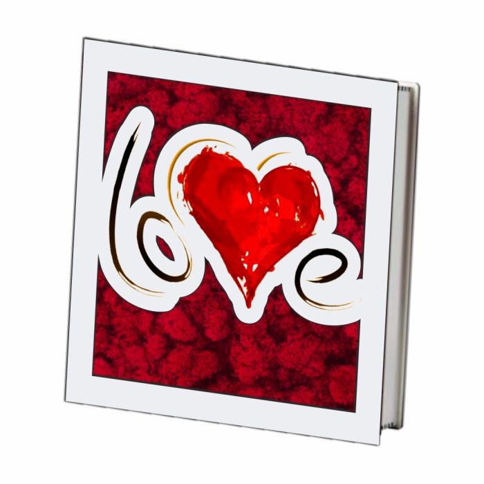 Cutie Aranjament Licheni Stabilizati, Love, Rosu, DL103 - imagine 3