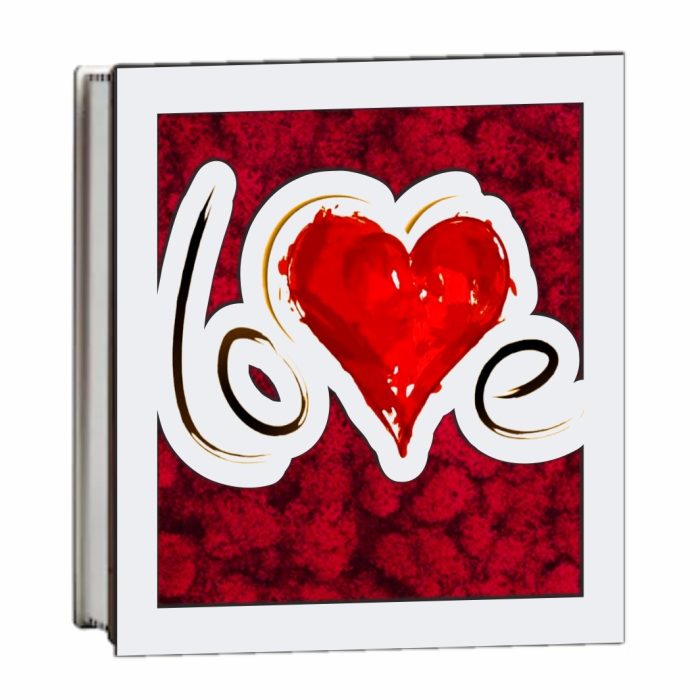 Cutie Aranjament Licheni Stabilizati, Love, Rosu, DL103 - imagine 2