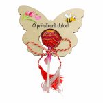 Baza martisor fluture, Baza acadea,11x8 cm, BBUV015 - imagine 2