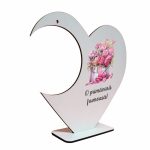 Suport Glob Floral, Inima, 20x18cm, SPGUV001 - imagine 2