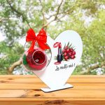 Decoratiune trandafir criogenat, Martie, 20x18 cm, SPGUV025 - imagine 5