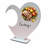 Suport Glob Floral, Inima, 20x18cm, SPGUV005 - imagine 2