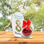 Decoratiune trandafir criogenat, Martie, 20x19 cm, SPGUV016 - imagine 5