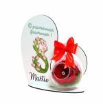 Decoratiune trandafir criogenat, Martie, 20x19 cm, SPGUV016 - imagine 3