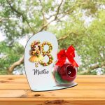 Decoratiune trandafir criogenat, Martie, 20x19 cm, SPGUV017 - imagine 5