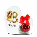 decoratiune trandafir criogenat