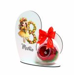 Decoratiune trandafir criogenat, Martie, 20x19 cm, SPGUV017 - imagine 2