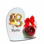Decoratiune trandafir criogenat, Martie, 20x19 cm, SPGUV017 - imagine 3