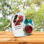 Decoratiune trandafir criogenat, Martie, 20x19 cm, SPGUV021 - imagine 5