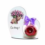 decoratiune trandafir criogenat