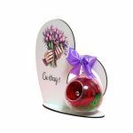 Decoratiune trandafir criogenat, Martie, 20x19 cm, SPGUV022 - imagine 3