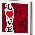 Aranjament Licheni Cutie Mesaj Love Rosu Dl096 2